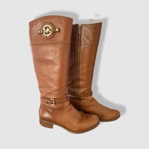 Michael Kors Stockard Leather Riding Boots